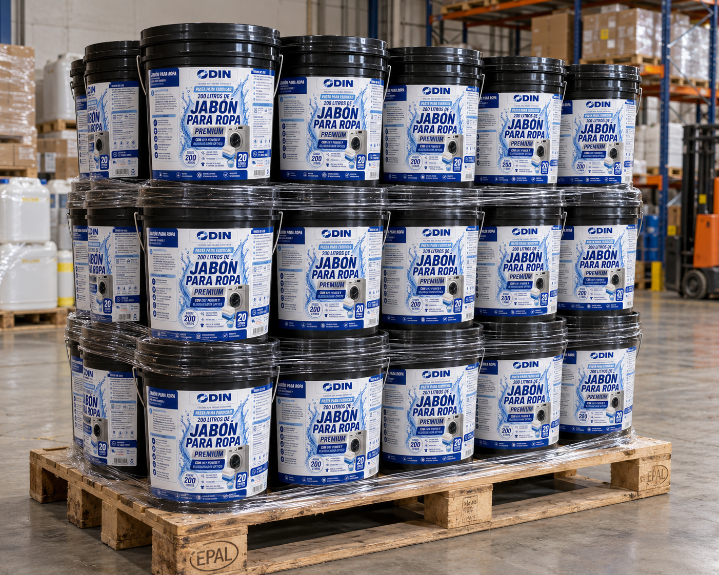 Productos ODÍN preparados en depósito